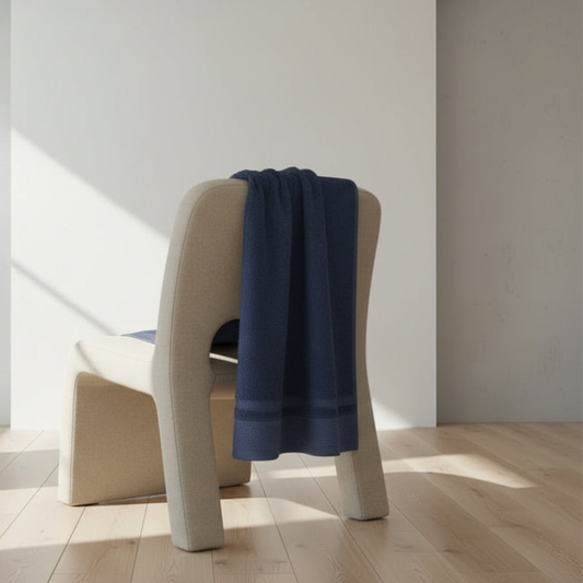 100% Cotton Face Towel - Blue