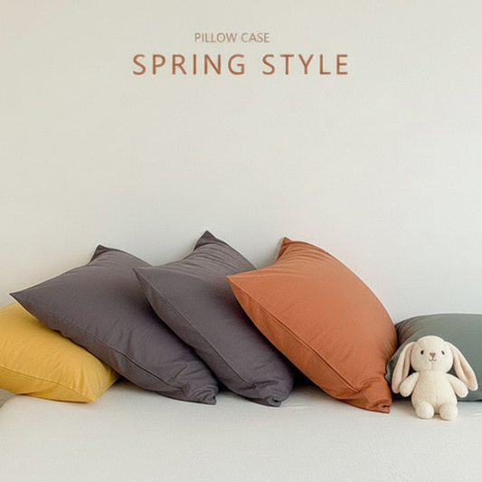 100% Cotton Pillowcase Set Envelope Closure - Stack