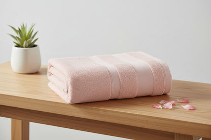 100% Pure Cotton Bath Towel - Pink