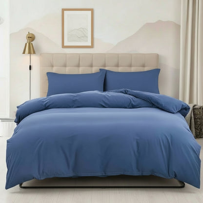 Doona / Duvet Quilt Cover Set - Blue