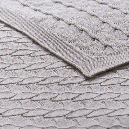 Lyla Baby Blanket - Grey