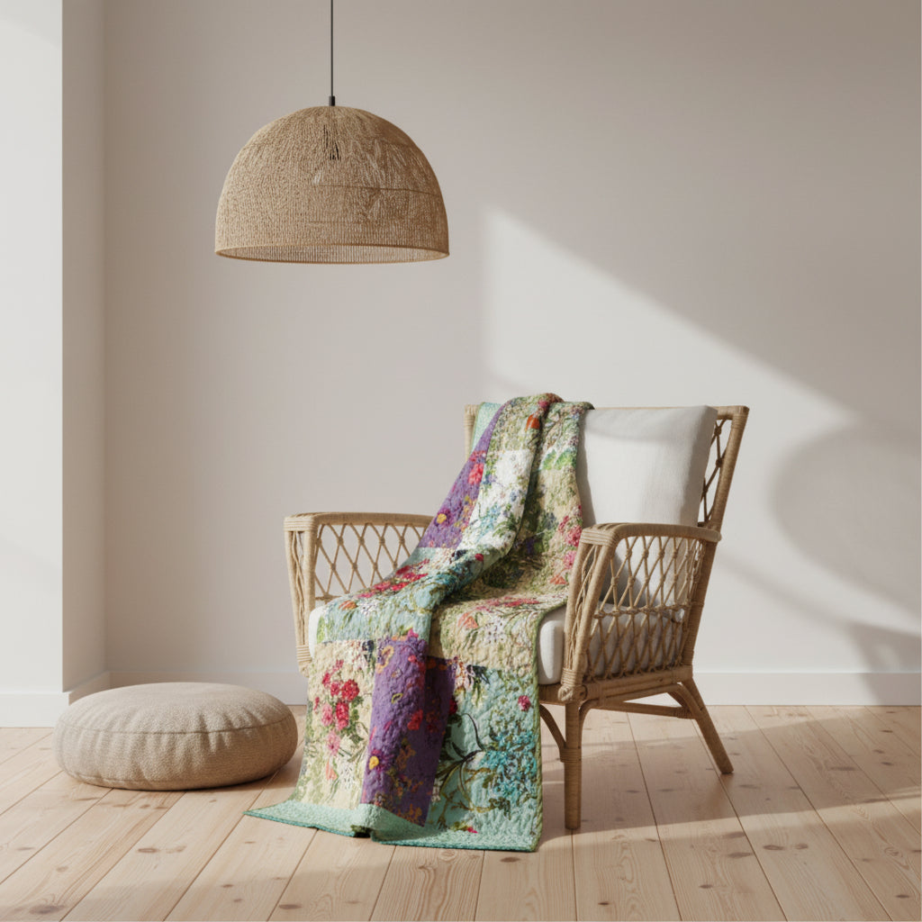 100% Cotton Throw – Lightweight Classic Designs