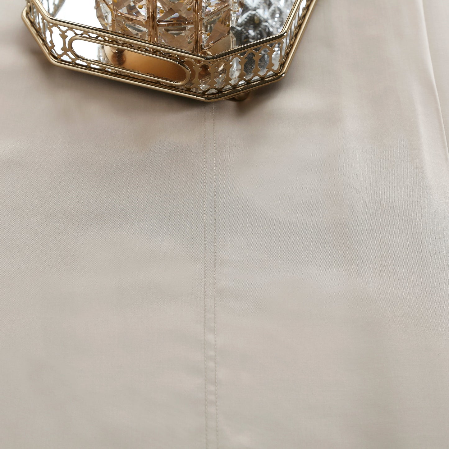 Beige Organic Bamboo Bedsheet Set - Queen Size